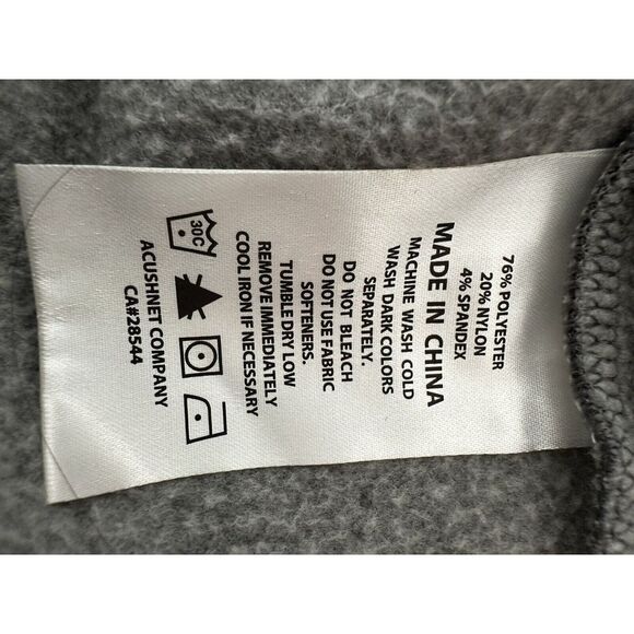 FJ‎ Footjoy Jacket Women Medium Gray Stretch Golf Zip Up Workout Athleisure - Picture 4 of 11